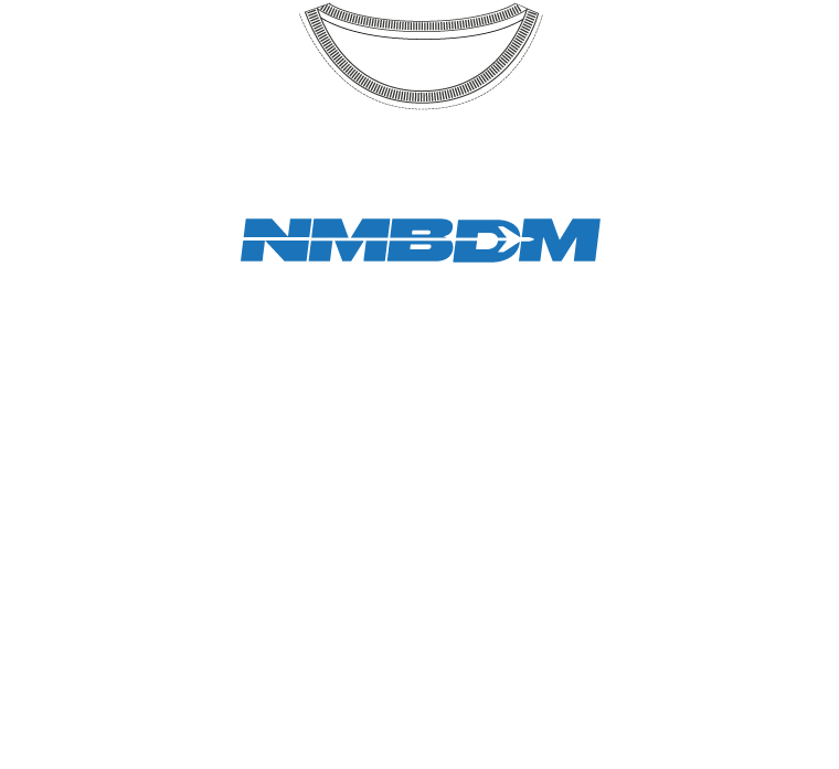 "NMBDM" Camiseta Unisex Fitting - Blanca